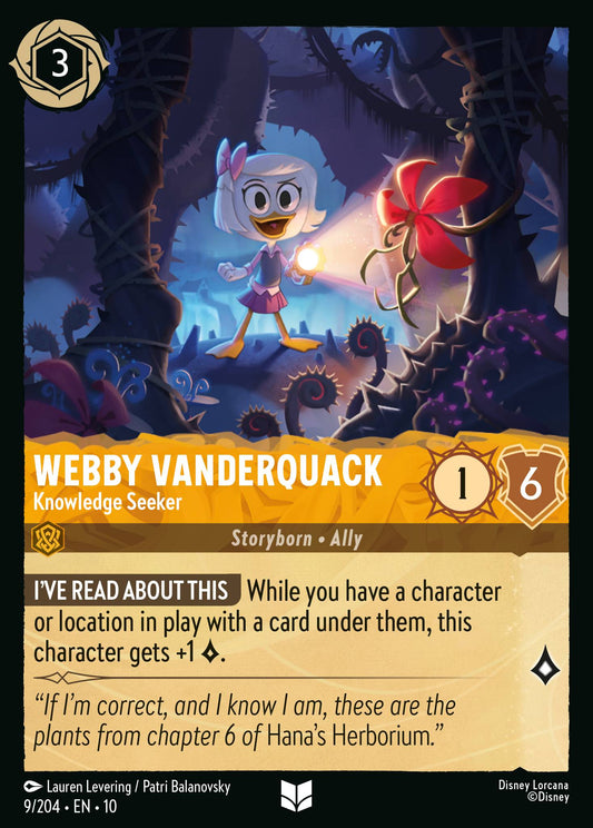 009/204 - Webby Vanderquack - Knowledge Seeker - Whisper in the Wind