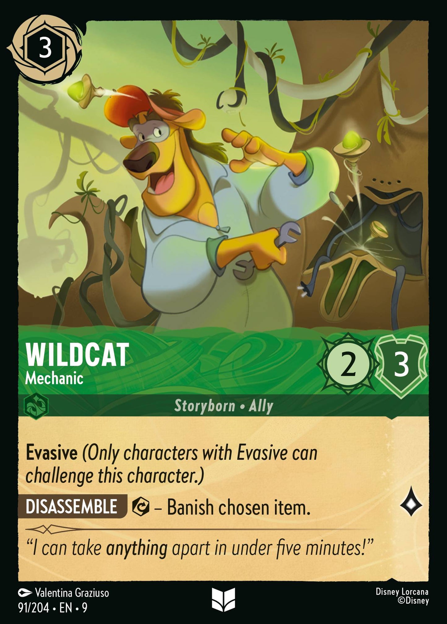 091/204 - Wildcat - Mechanic - Fabled