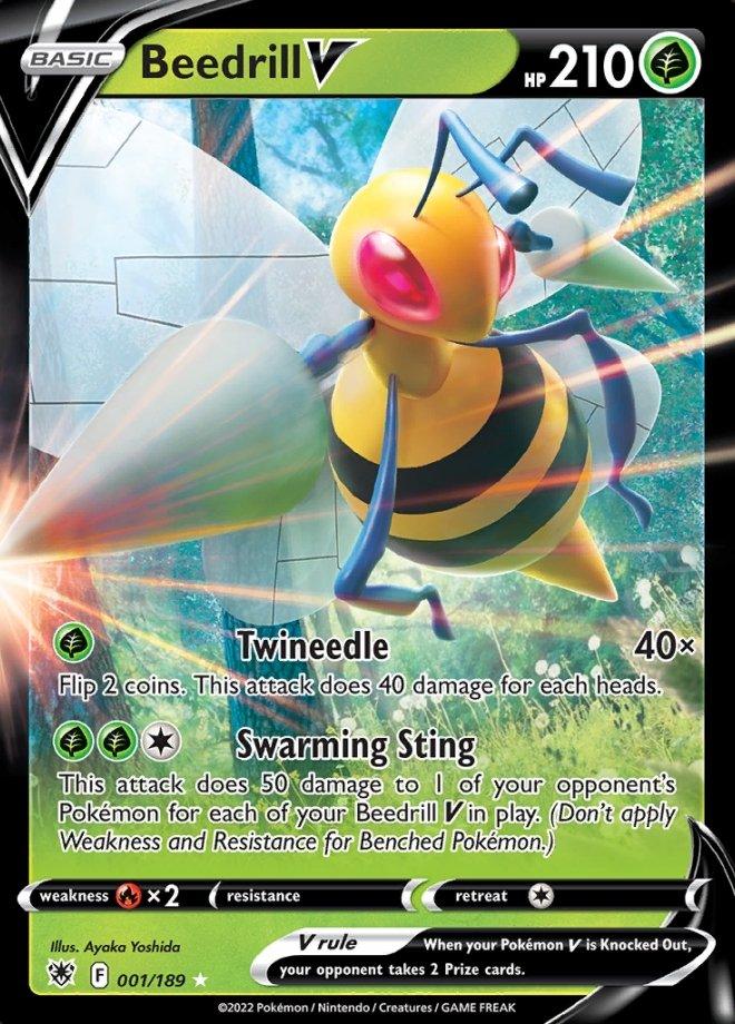 001/189 Beedrill V - Astral Radiance - Volution Cards and Collectables