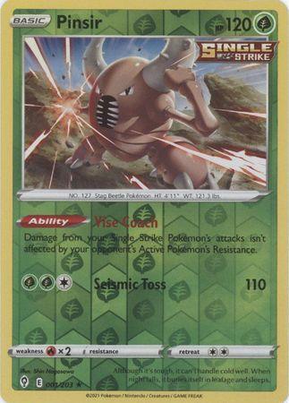 001/203 Pinsir RH - Evolving Skies - Volution Cards and Collectables