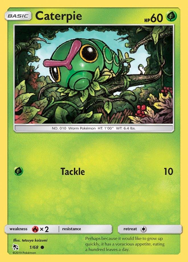 001/68 Caterpie - Hidden Fates - Volution Cards and Collectables