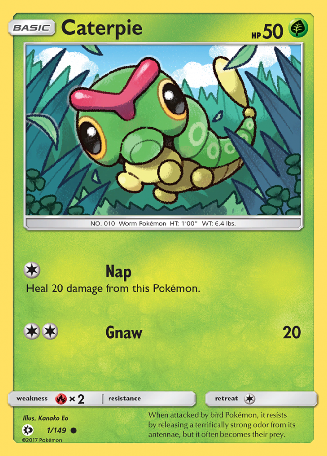 001/149 Caterpie - Sun & Moon Base Set