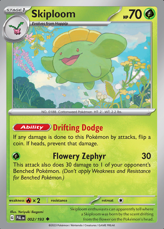 002/193 - Skiploom - Paldea Evolved