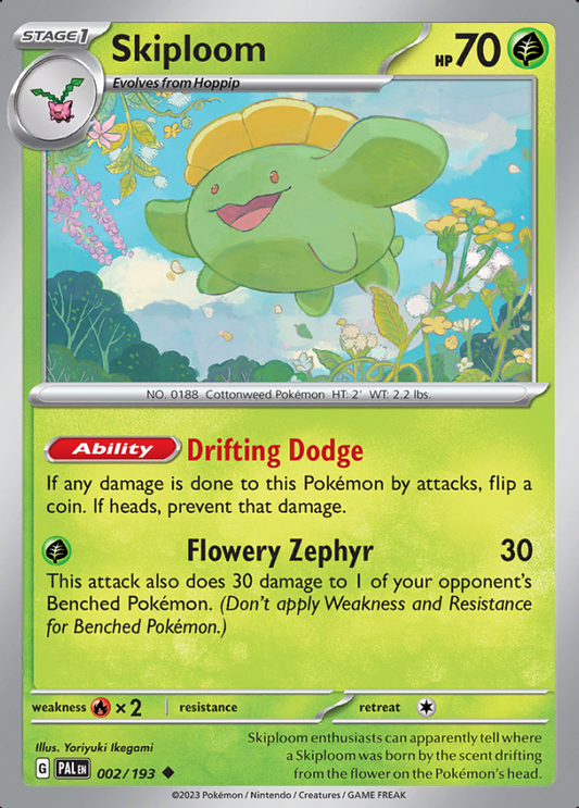 002/193 - Skiploom - Paldea Evolved