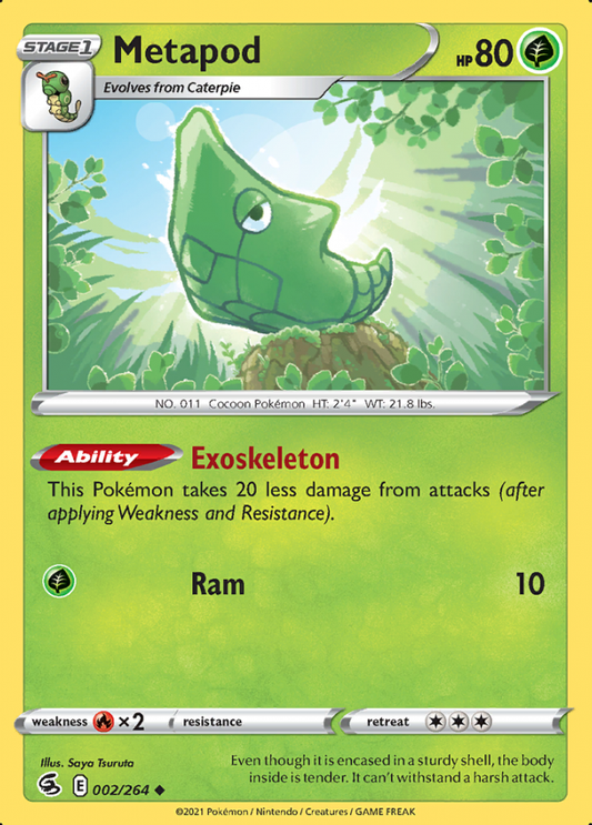 002/264 Metapod - Fusion Strike