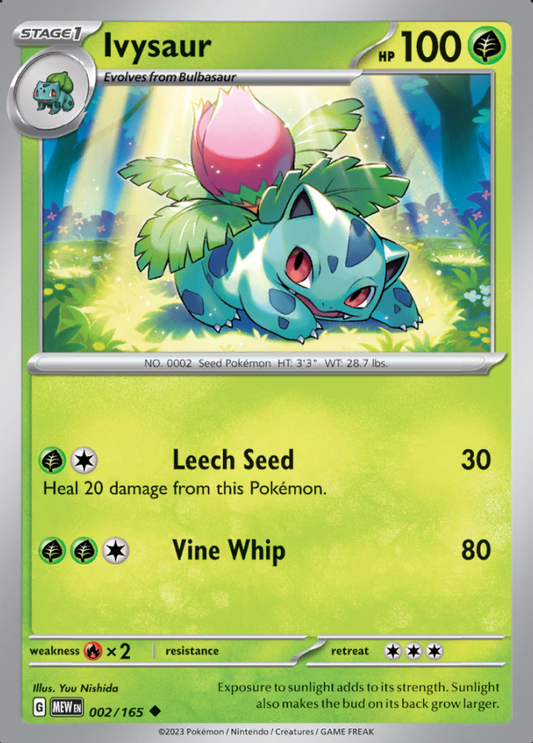 002/165 - Ivysaur - Pokemon 151