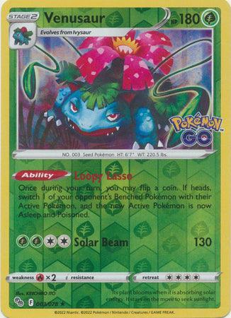 003/078 Venusaur RH - Pokemon GO - Volution Cards and Collectables