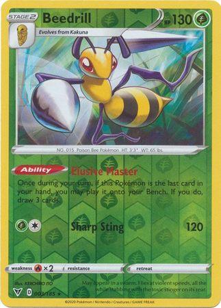 003/185 Beedrill RH - Vivid Voltage - Volution Cards and Collectables