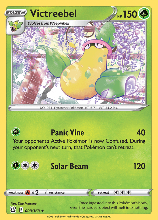 003/163 Victreebell - Battle Styles - Volution Cards and Collectables