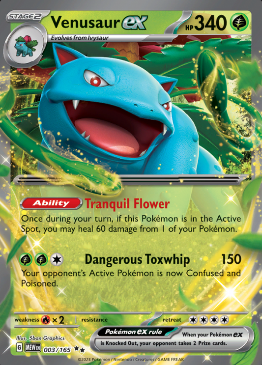 003/165 - Venusaur ex - Pokemon 151