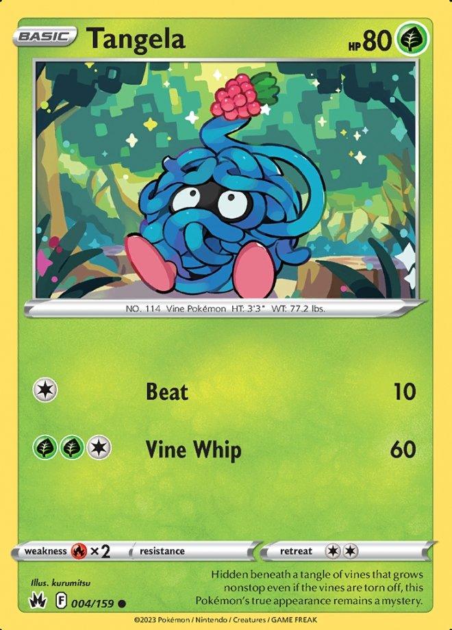 004/159 Tangela - Crown Zenith - Volution Cards and Collectables