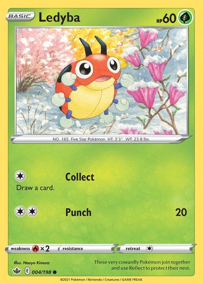 004/198 Ledyba - Chilling Reign - Volution Cards and Collectables