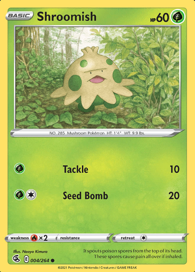 004/264 Shroomish - Fusion Strike - Volution Cards and Collectables