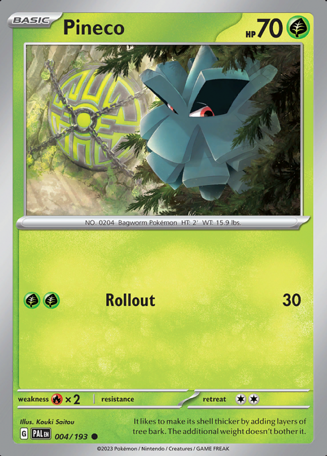 004/193 - Pineco - Paldea Evolved