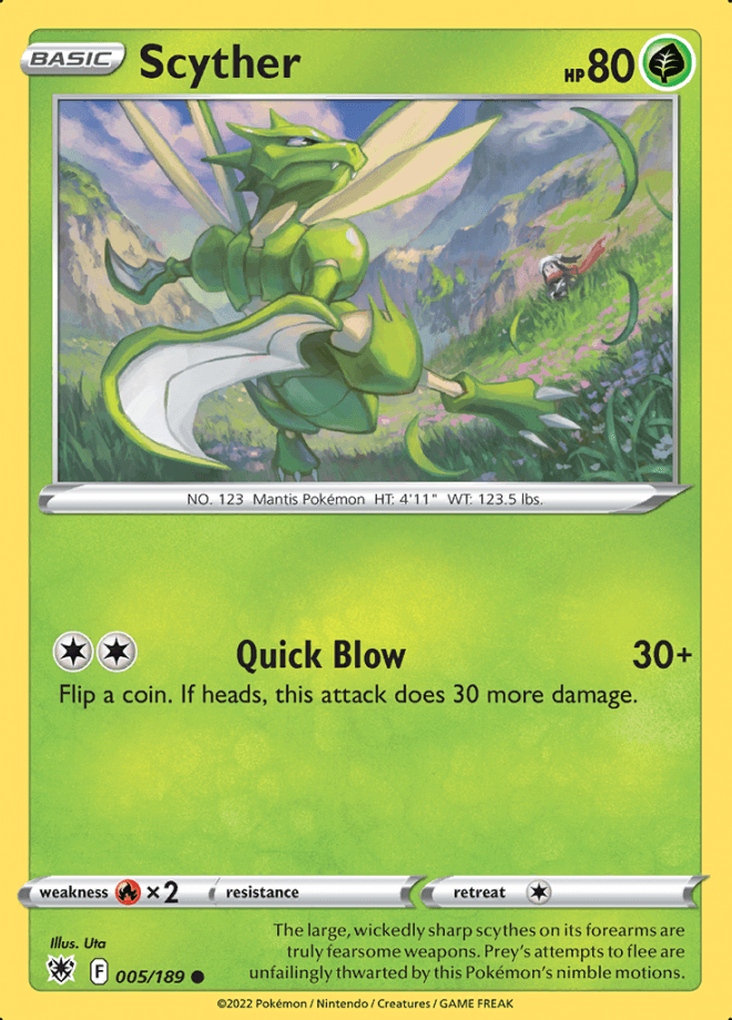 005/189 Scyther - Astral Radiance - Volution Cards and Collectables