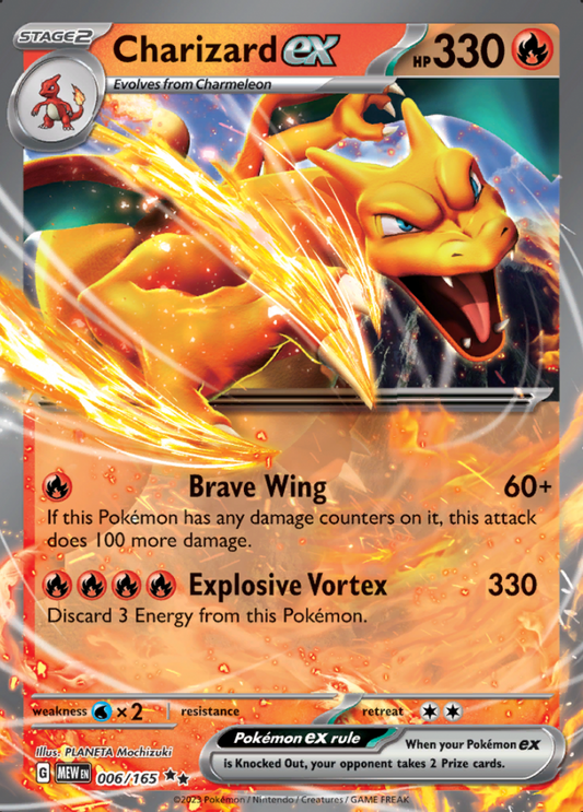 006/165 - Charizard ex - Pokemon 151