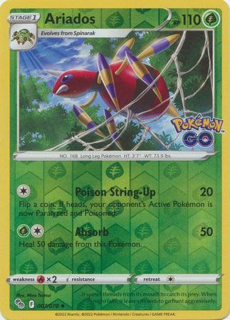 007/078 Ariados RH - Pokemon GO - Volution Cards and Collectables