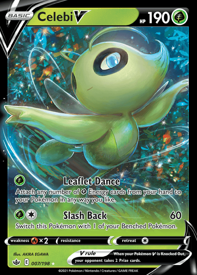 007/198 Celebi V - Chilling Reign - Volution Cards and Collectables