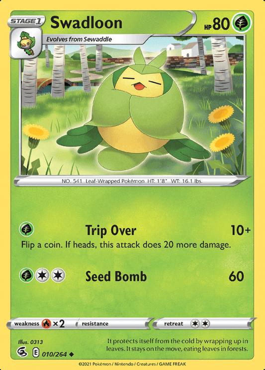 010/264 Swadloon - Fusion Strike - Volution Cards and Collectables