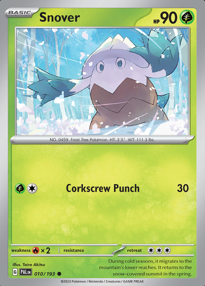 010/193 - Snover - Paldea Evolved