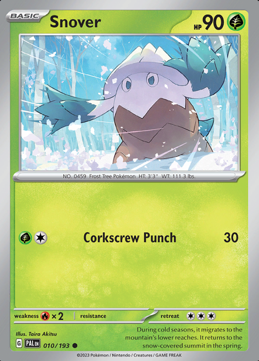 010/193 - Snover - Paldea Evolved