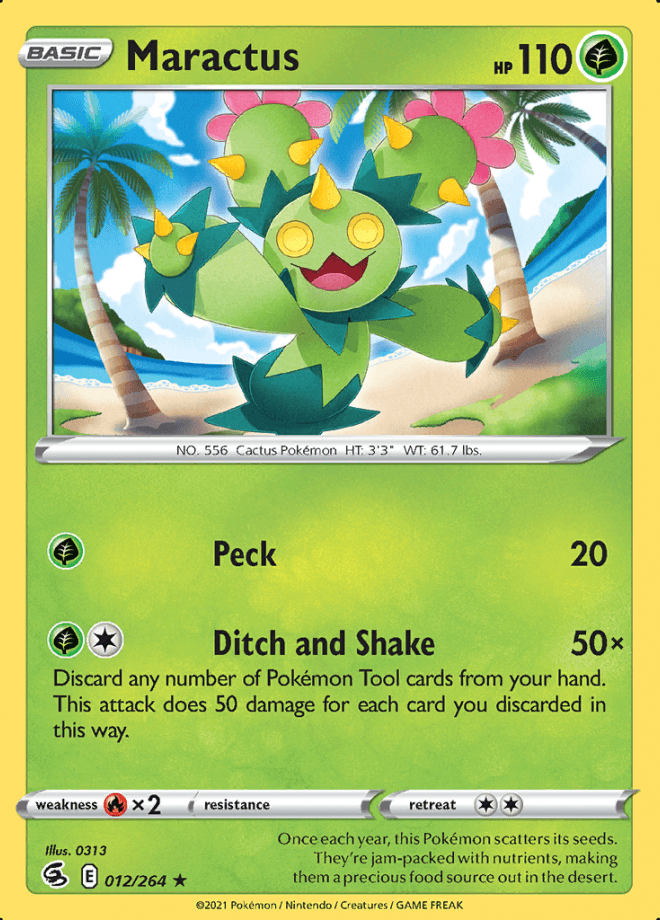 012/264 Maractus - Fusion Strike - Volution Cards and Collectables