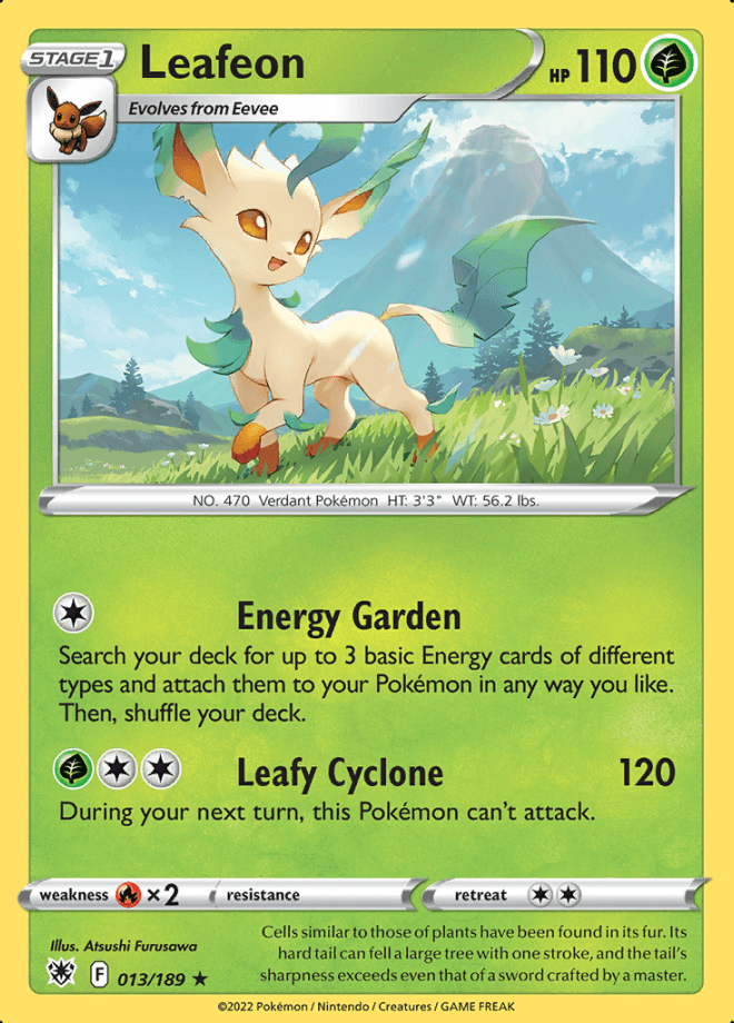 013/189 Leafeon - Astral Radiance - Volution Cards and Collectables