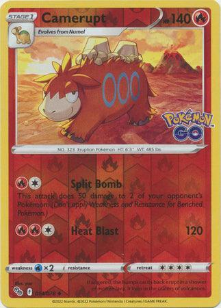 014/078 Camerupt RH - Pokemon GO - Volution Cards and Collectables