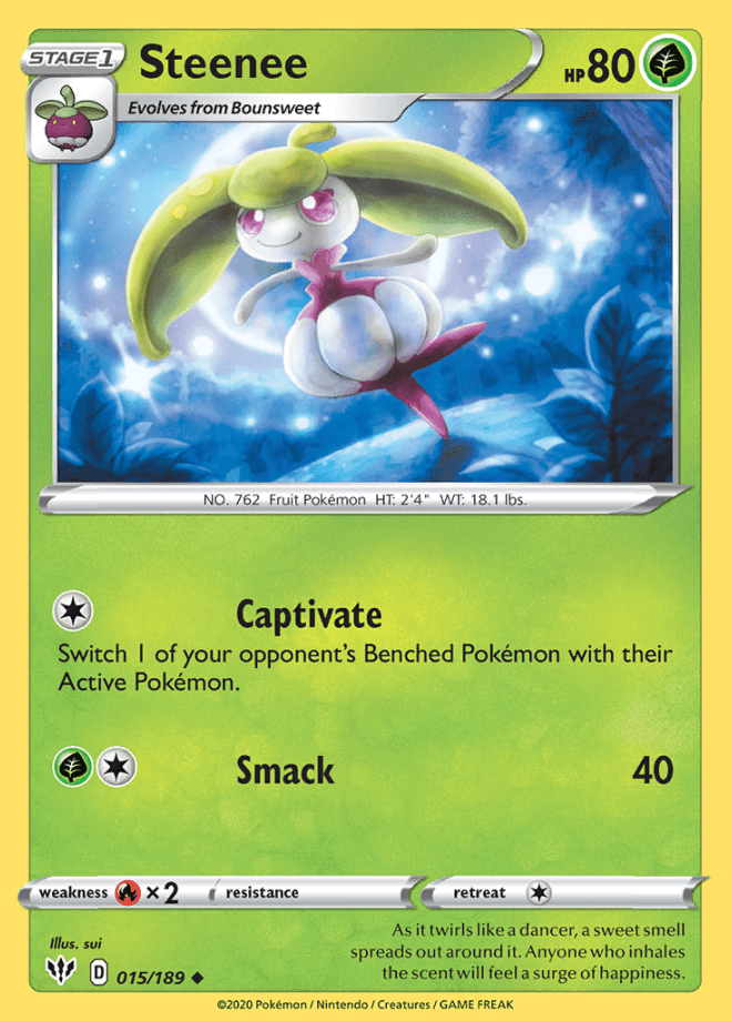 015/189 Steenee - Darkness Ablaze - Volution Cards and Collectables