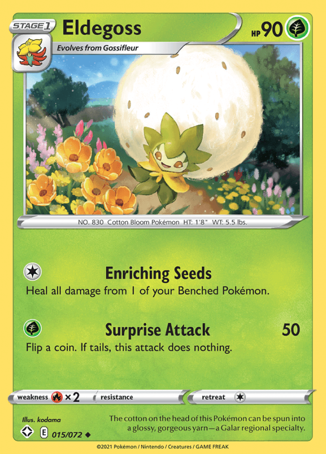 015/072 Eldegoss - Shining Fates - Volution Cards and Collectables