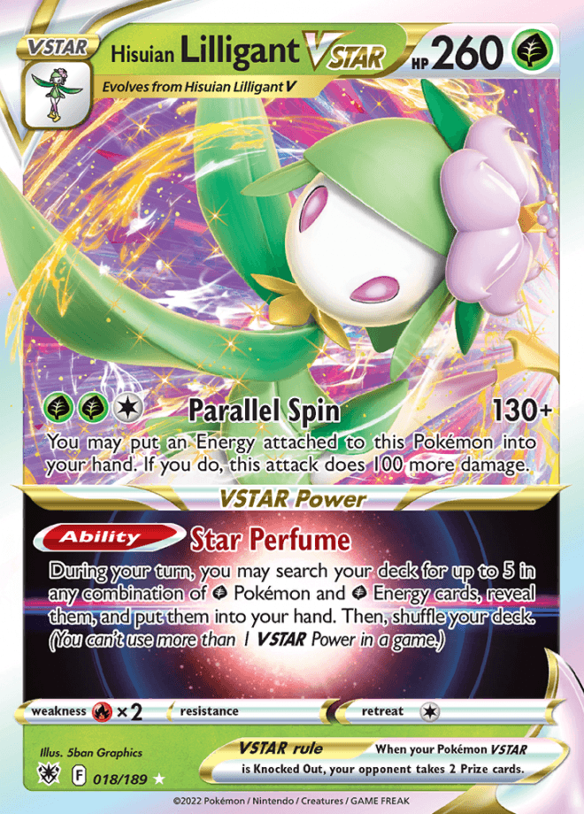 018/189 Hisuian Lilligant VSTAR - Astral Radiance - Volution Cards and Collectables