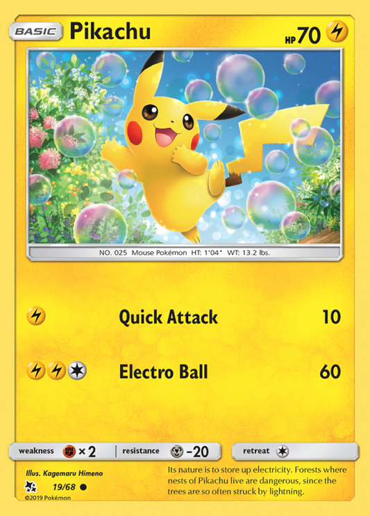 019/68 Pikachu - Hidden Fates