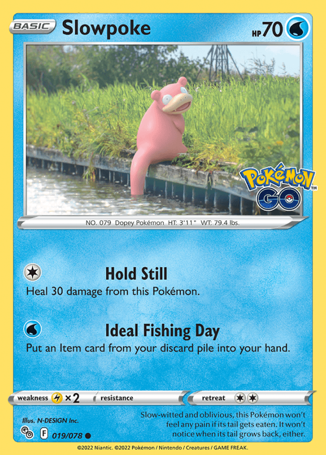 019/078 Slowpoke - Pokemon GO - Volution Cards and Collectables