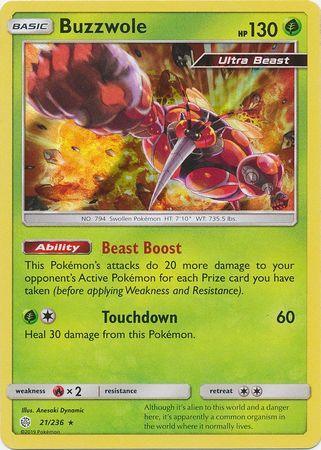 021/236 Buzzwole - Cosmic Eclipse - Volution Cards and Collectables