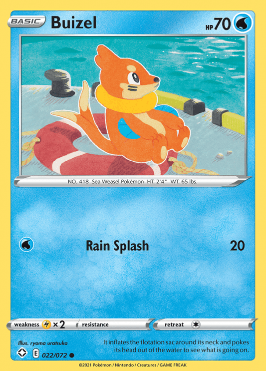 022/072 Buizel - Shining Fates - Volution Cards and Collectables