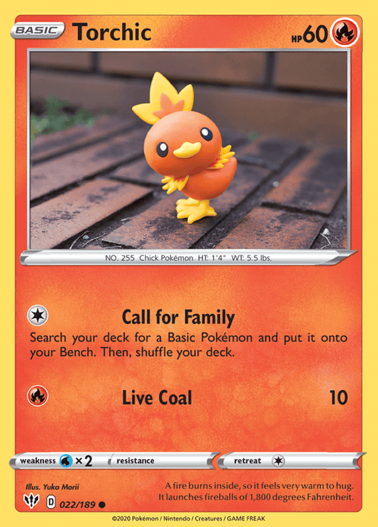 022/189 Torchic - Darkness Ablaze - Volution Cards and Collectables