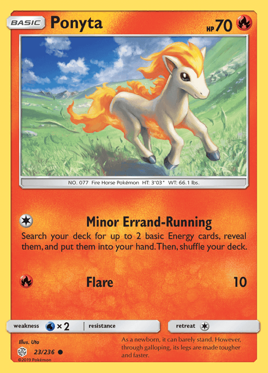 023/236 Ponyta - Cosmic Eclipse - Volution Cards and Collectables