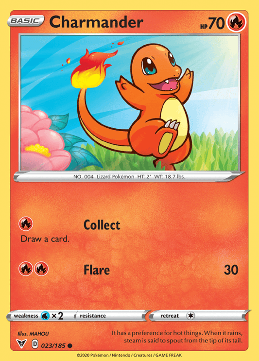 023/185 Charmander - Vivid Voltage - Volution Cards and Collectables