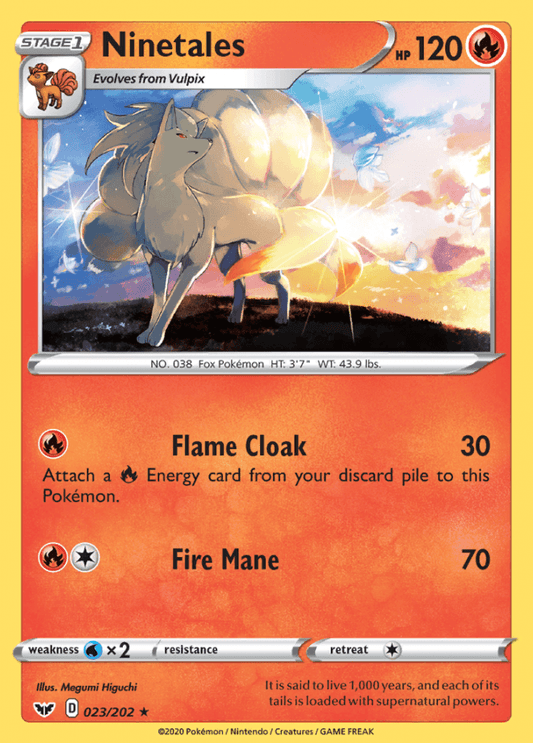 023/202 Ninetales - SWSH Base - Volution Cards and Collectables