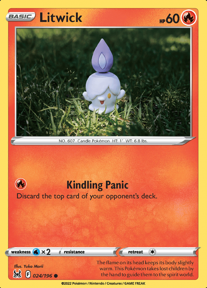 024/196 Litwick - Lost Origin - Volution Cards and Collectables