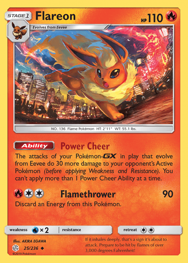 025/236 Flareon - Cosmic Eclipse - Volution Cards and Collectables