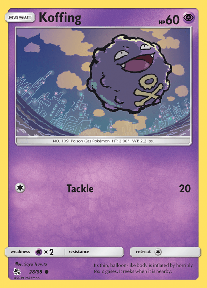 028/68 Koffing - Hidden Fates - Volution Cards and Collectables