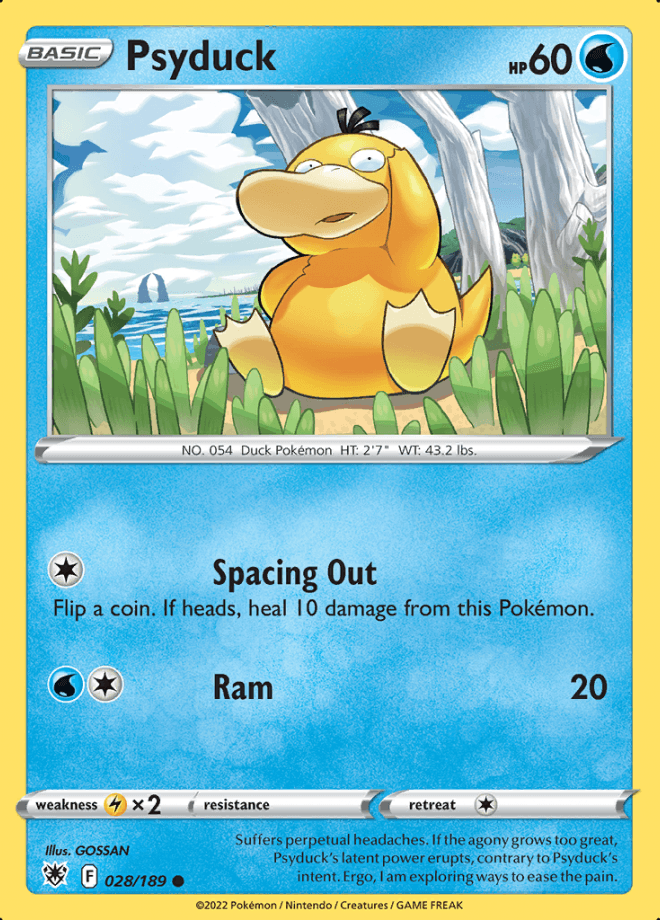 028/189 Psyduck - Astral Radiance - Volution Cards and Collectables