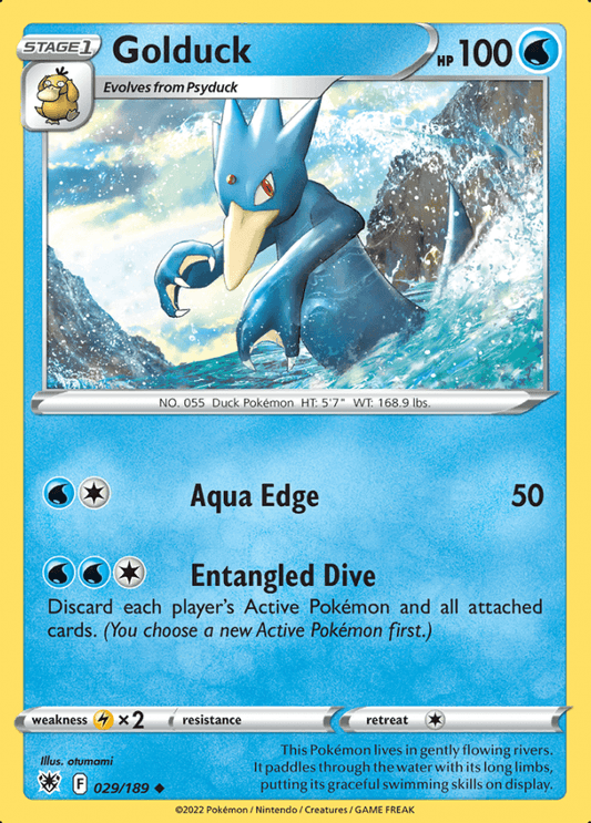 029/189 Golduck - Astral Radiance - Volution Cards and Collectables