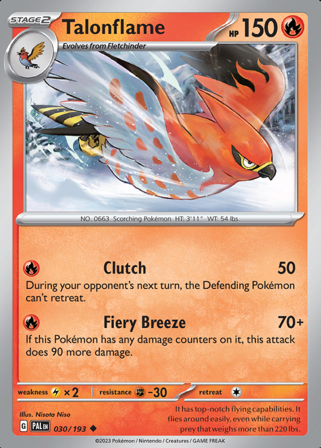 030/193 - Talonflame - Paldea Evolved