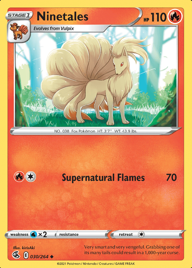 030/264 Ninetales - Fusion Strike - Volution Cards and Collectables