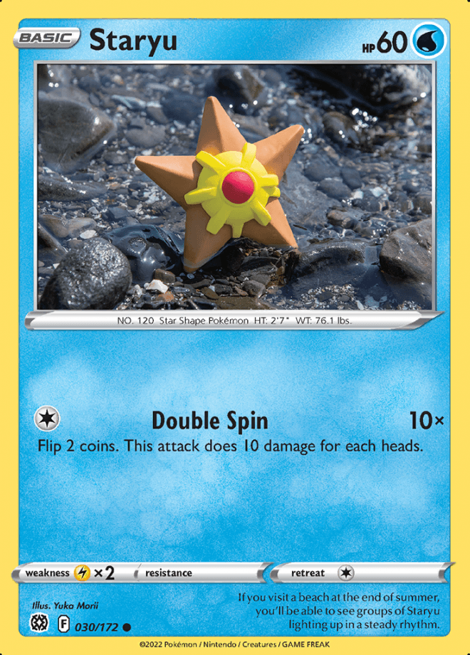 030/172 Staryu - Brilliant Stars - Volution Cards and Collectables