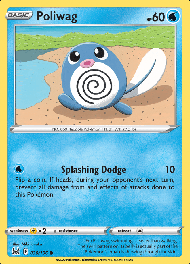 030/196 Poliwag - Lost Origin - Volution Cards and Collectables