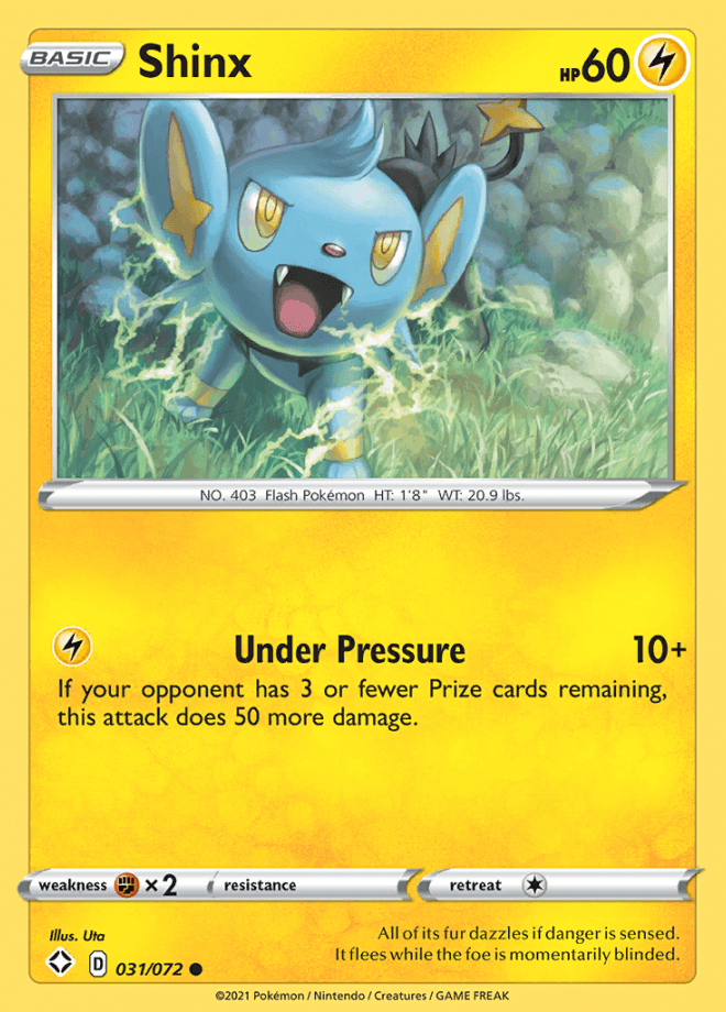 031/072 Shinx - Shining Fates - Volution Cards and Collectables