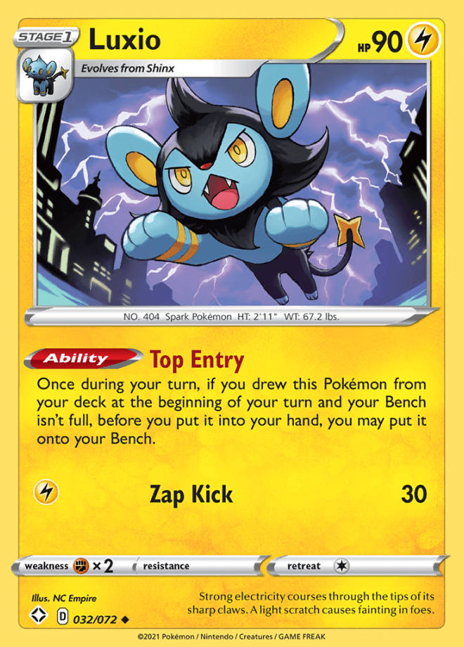 032/072 Luxio - Shining Fates - Volution Cards and Collectables